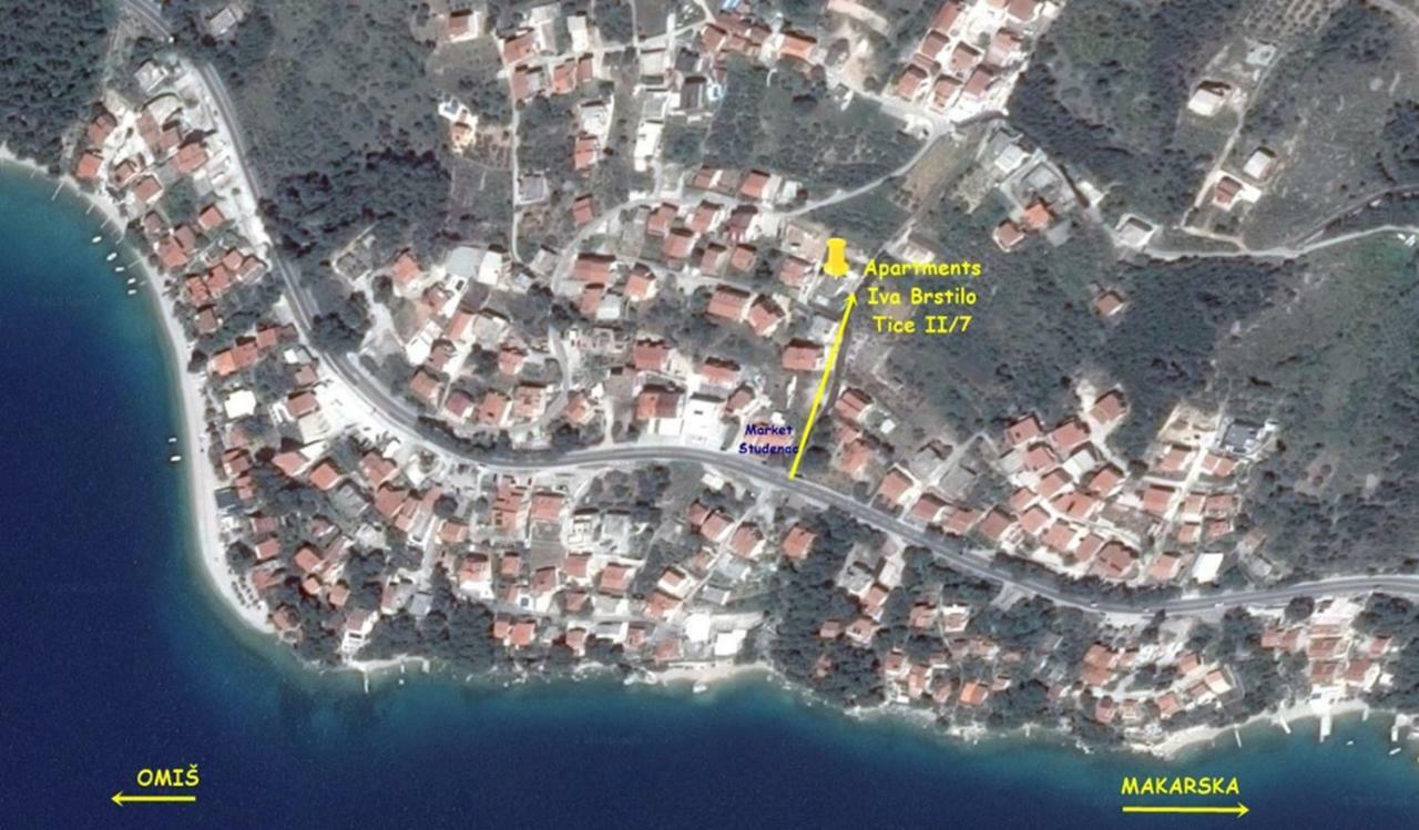 Apartments Iva Brstilo Omis Ngoại thất bức ảnh